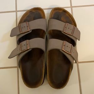 Birkenstock Arizona Birkibuc Gray sz 39 Narrow